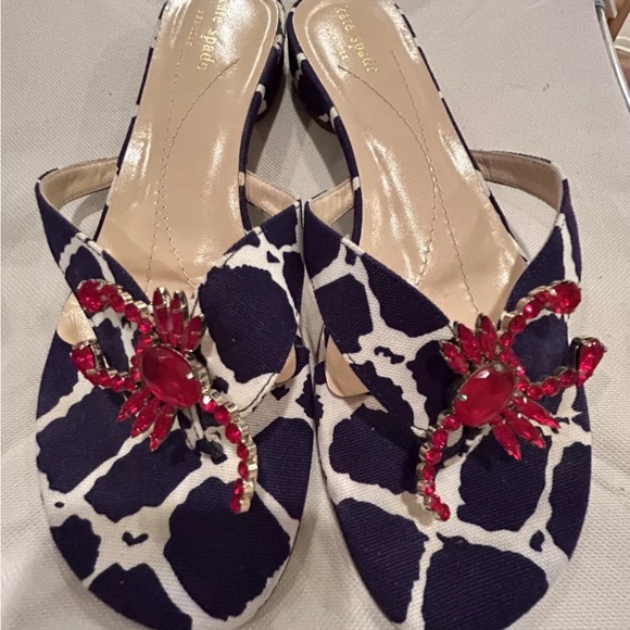 Kate Spade! Red scorpion flats! - Picture 5 of 13